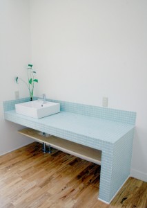 ガラスモザイクは透明感が素敵♪