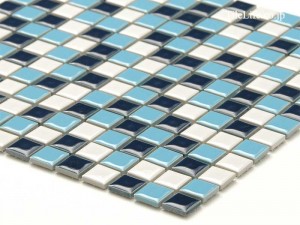 丸みがかわいい♪数色ミックスのモザイクタイル。【先取り情報】