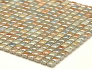 ＭＩＸカラーが可愛い！小粒モザイクタイル♪