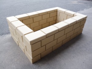 積むだけ簡単セラミックブロックで、手軽に素敵なガーデニング♪