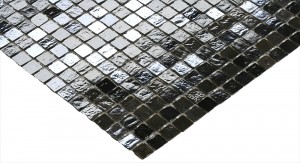 黒の輝き！ブラックガラスモザイク♪