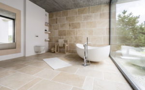 浴室床｜石材を張る接着剤・目地材が下地別にわかる！