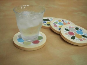 タイルコースター作ってみた♪