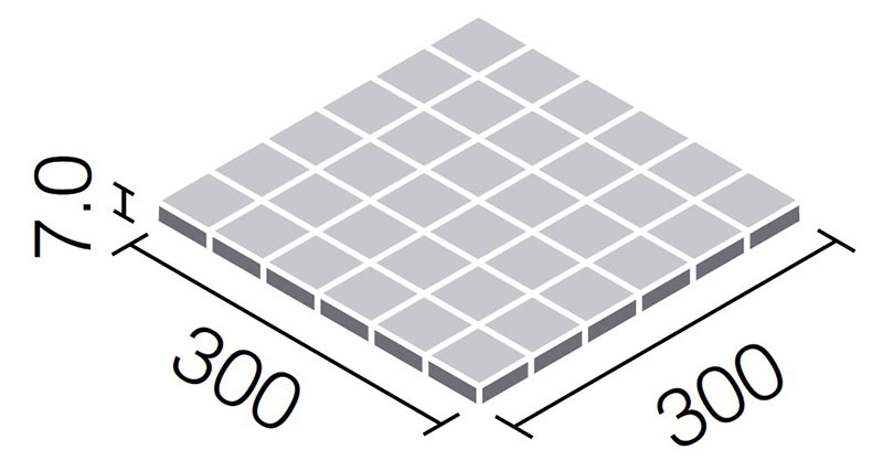 2021激安通販 eTile ショッププレインカラーネオ ポイントカラー はるかべ工法用 50mm角 90°曲紙張り COM-A155 90-14  DPL-105 LIXIL INAX タイル