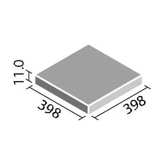 リクシル(INAX) 床タイル ゼロスII 400角平 IPF-400/ZE-112 49247LIX