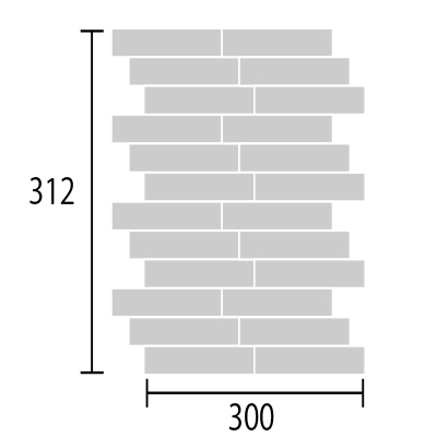 外壁タイル 珪木石(けいぼくせき) 147×23mmボーダー 表面紙張り RBG-65