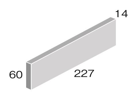 外壁タイル シャモット 227×60角平 二丁掛粗面 13 51374KWA | タイル