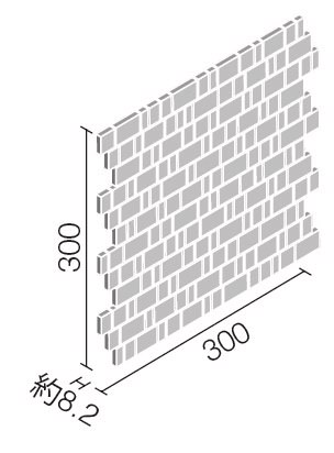 リクシル(INAX) モザイクタイル ピッコロミックス 異形状平ネット張り