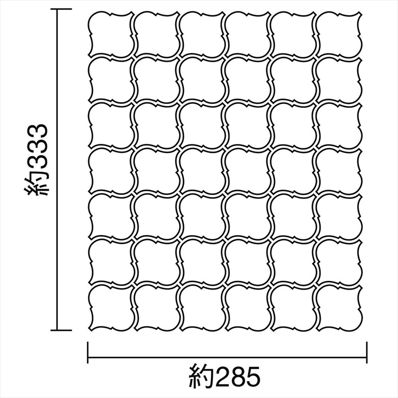 コラベルタイル Aパターン 367枚（8シート＋47枚）➕半分（縦2枚