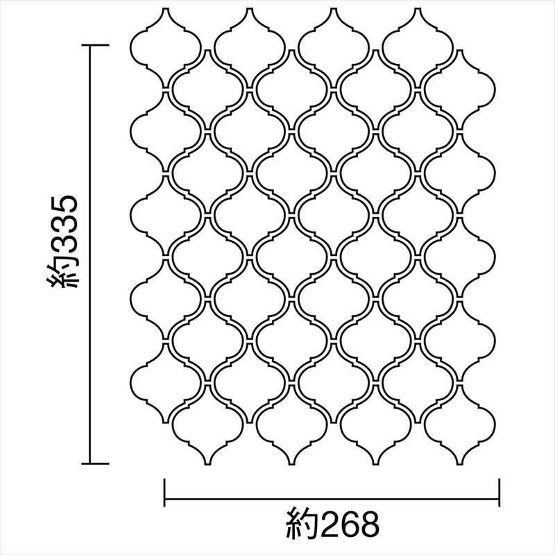 名古屋モザイク工業 モザイクタイル コラベル 施釉タイプ 64×56