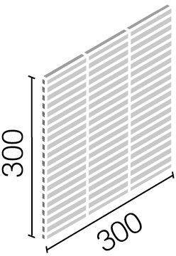 リクシル(INAX) モザイクタイル インテリアモザイク 窯変ボーダー 100