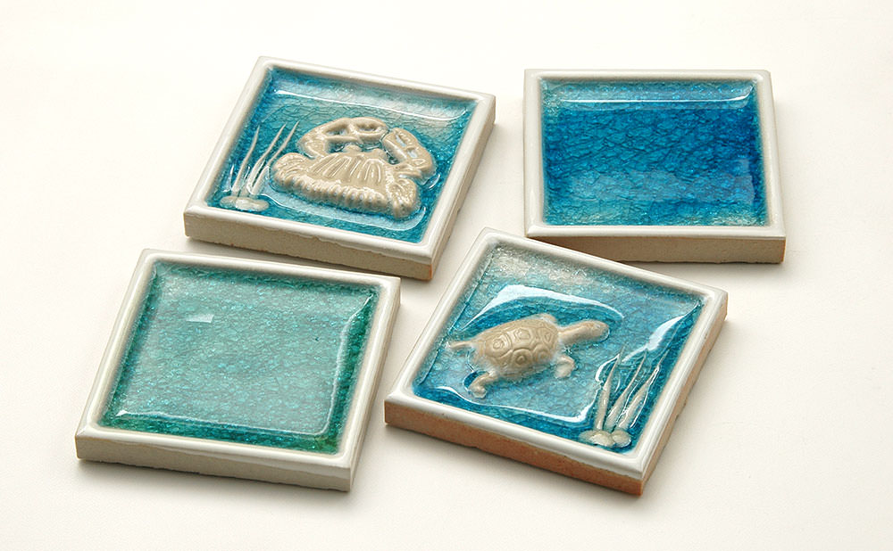 内装タイル アロハ 100角アクセント カニ 76971HMS | タイルライフ