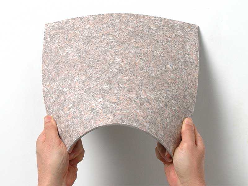 曲面にも使える天然石調シート | タイルライフ アウトレットタイル販売