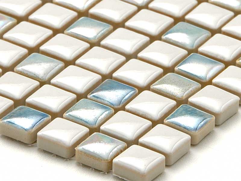 真珠のように輝くモザイクタイル | タイルライフ アウトレットタイル