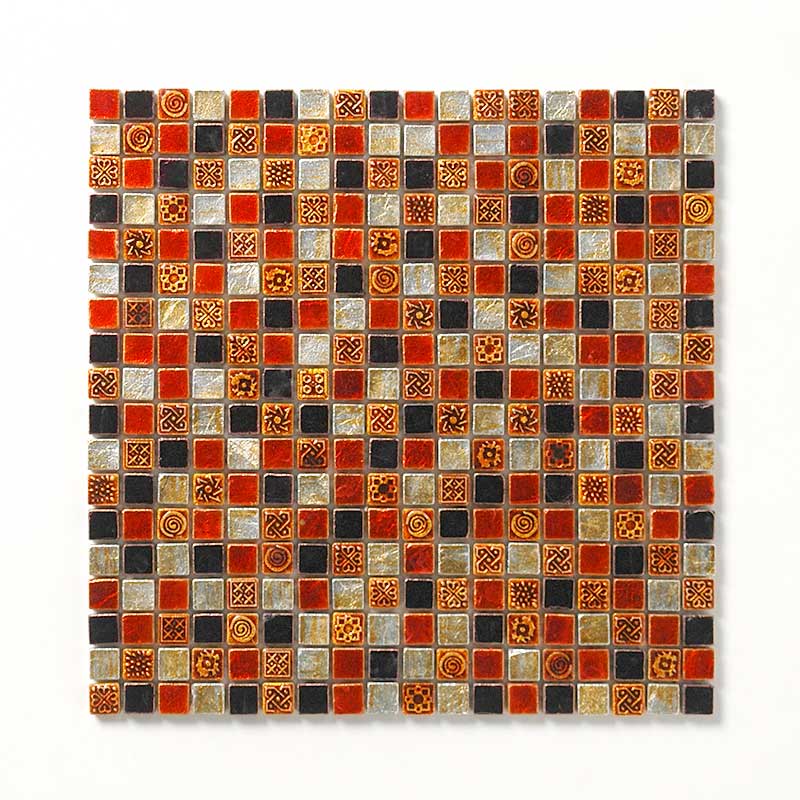 アンティーク調MIXモザイク | タイルライフ アウトレットタイル販売