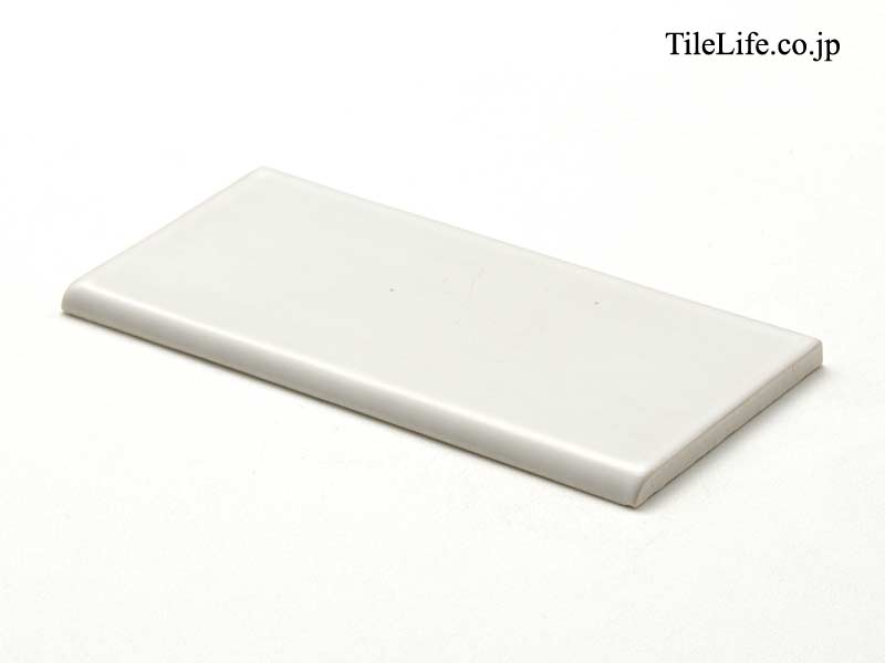 ホワイトタイル片面取り