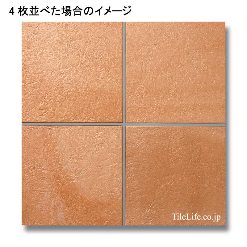 【終了】テラコッタ調タイル70枚＋おまけ5枚 INAX 素焼き風テラコッタ調タイル♪ | タイルライフ アウトレット