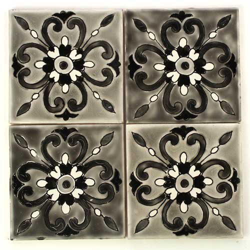 異国の香り漂うモノトーン柄タイル | タイルライフ アウトレットタイル