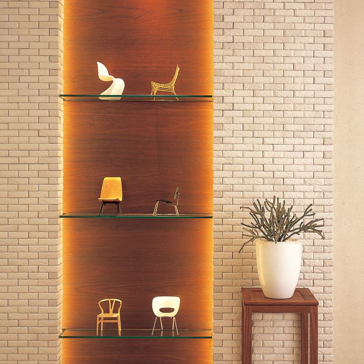 リクシル(INAX) 内装タイル エコカラット ランド(石ハツリ面) 25X75角