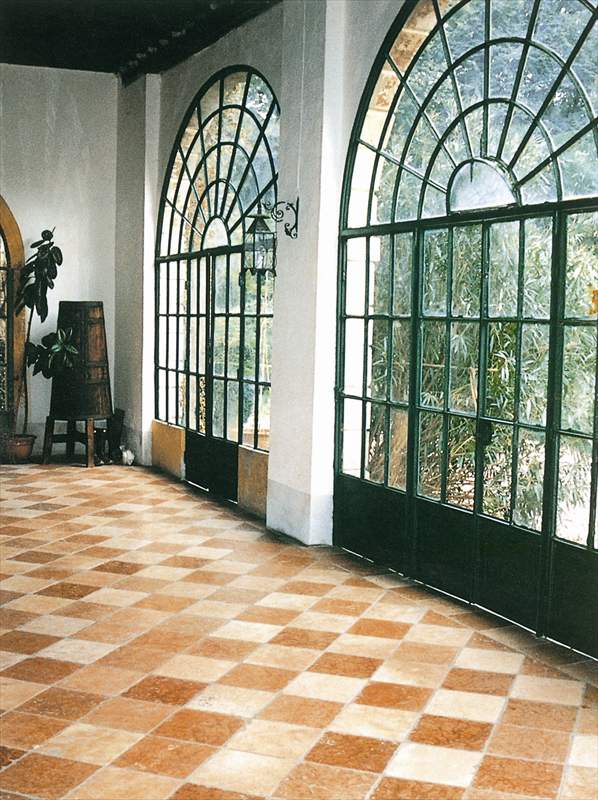 アンティーク石材 チョットリ 300角 スキャボスローザ CA-8-300_T