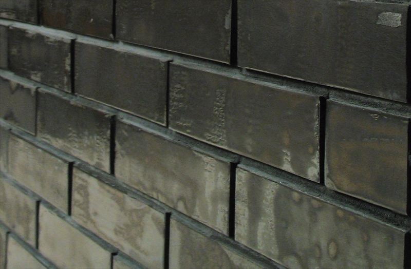 内装タイル メタルブリック 二丁掛平 MB-2(銀) 31534SUG | タイル