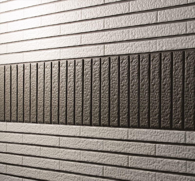 外壁タイル タンドルボーダー 250×40角平 10 42066KWA | タイルライフ