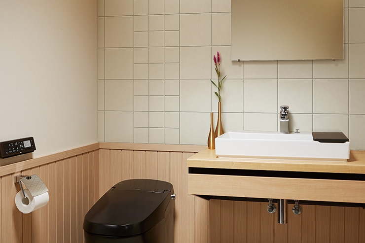 リクシル(INAX) 内装タイル 古雅色(こがいろ) 100mm角ネット張り KGA