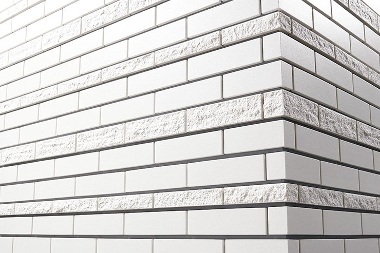 リクシル(INAX) 外壁タイル シャインクリスタ 二丁掛け[フラット面