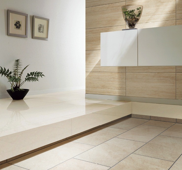 リクシル(INAX) 役物タイル 上がり框(かまち)III 150×1200角付けかまち