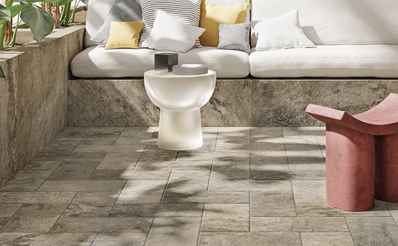 ニッタイ工業 床タイル ラヴァレド 平(400×200) LVR-24-40 55477NTK