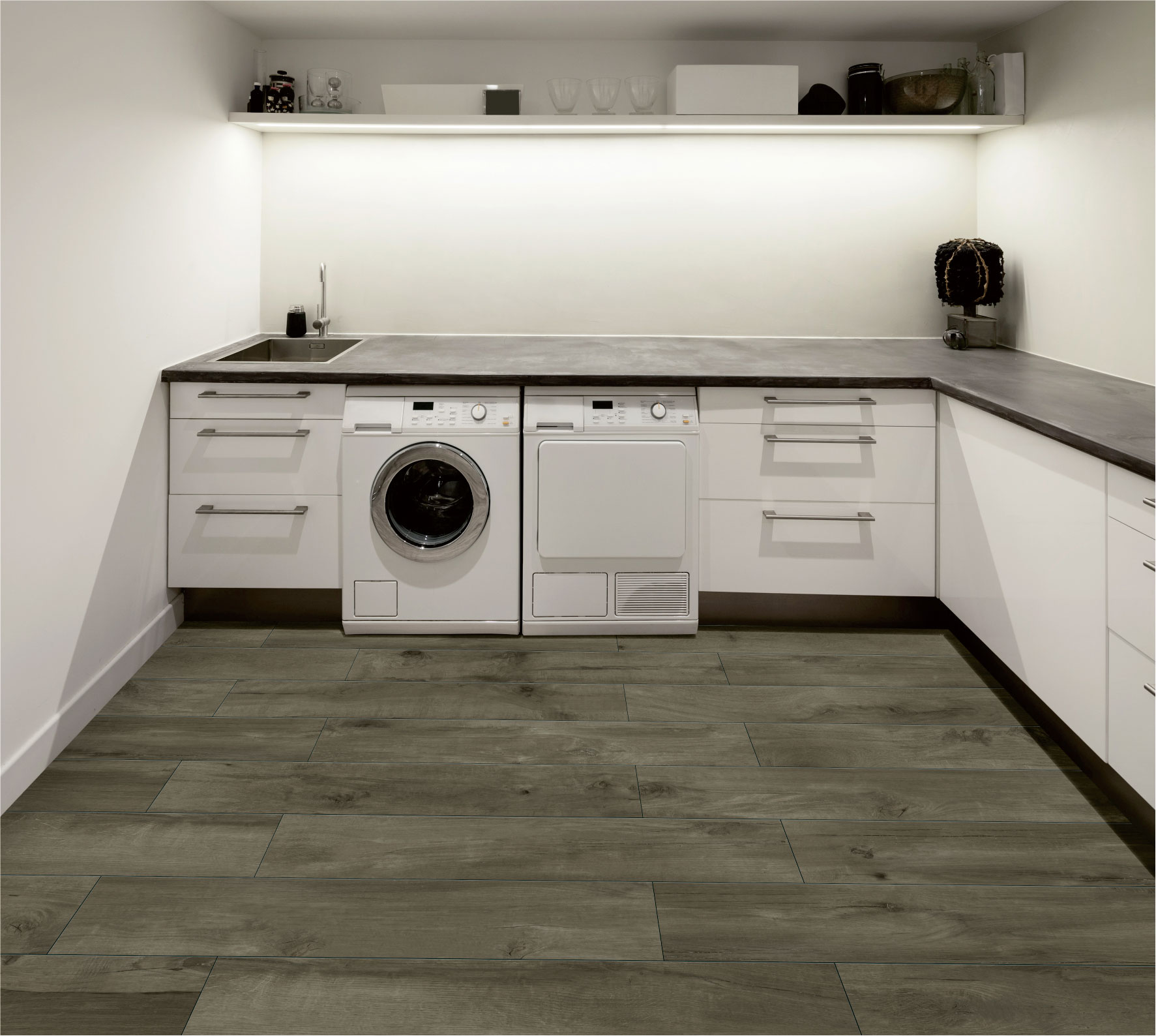 たる。ページ 床&壁タイル アマゾンウッド 200x1200角 マット 色:シックグレー