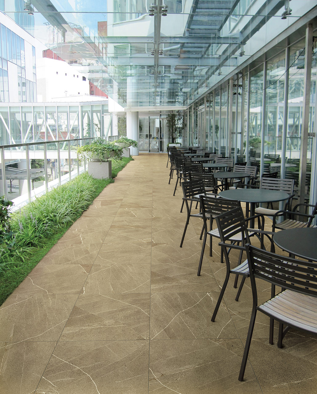 リクシル(INAX) 床タイル ストーンベイン 600角平 IPF-600/SVN-3