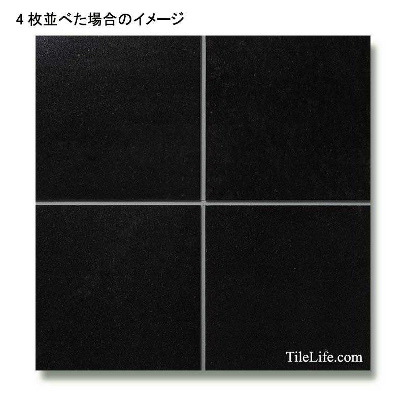 御影石 300角 本磨き仕上げ 黒御影(G332) (メーカー: EUN