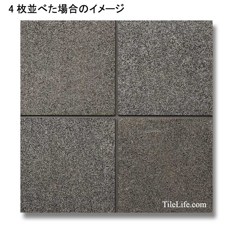 御影石　シーサー G399 300角 ジェットバーナー仕上げ 御影石 (メーカー: XRO