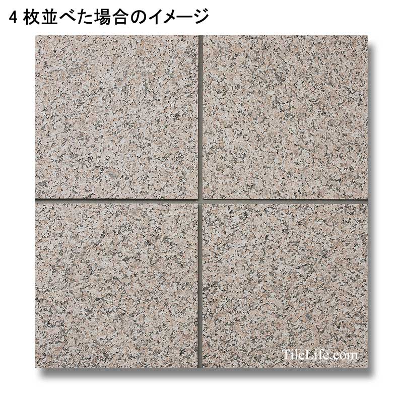 G361 400角 ジェットバーナー仕上げ 御影石 (メーカー: XRO