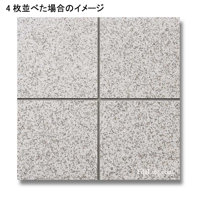 御影石　G655　敷石　平板　タイル　表面ジェットバーナー済　3枚セット 御影石 G655 敷石 平板 タイル 表面ジェットバーナー済 3枚セット