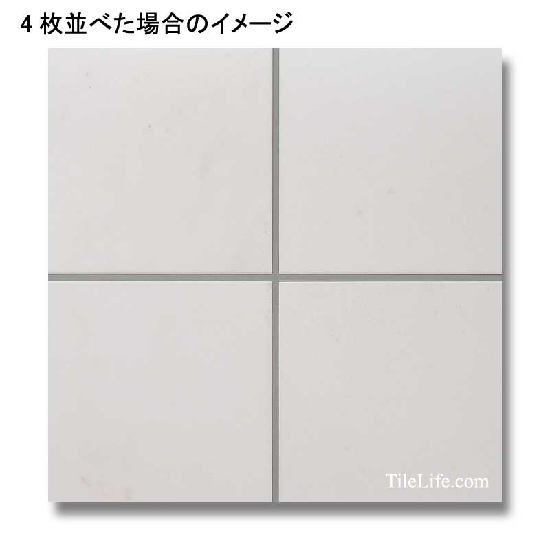 タソスホワイト(コマーシャル) 400角 大理石 (メーカー: XRO