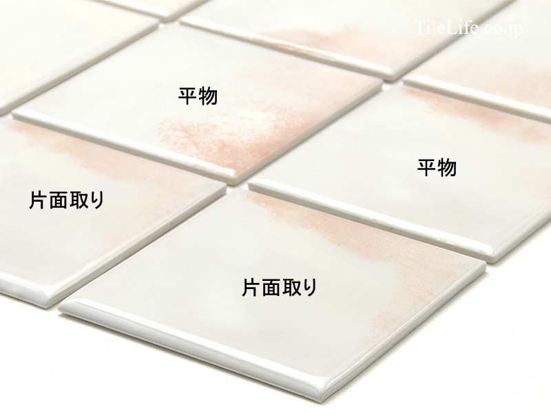 役物タイル ロキ 25mm角片面取ユニット 表面紙張り MX-22