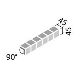 リクシル(INAX) 役物タイル アコルディM 90°曲紙張り ADM-155M/90-14