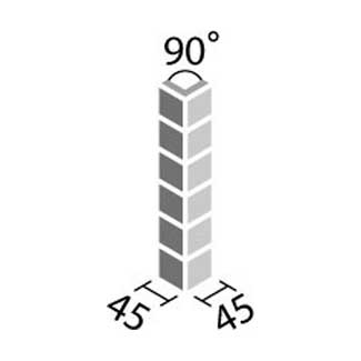 リクシル(INAX) 役物タイル カラコンモザイクSカラー 90°曲紙張り CCN