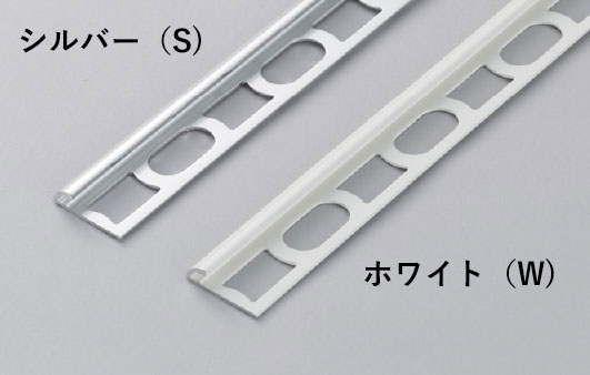 リクシル(INAX) 装飾見切り材 (壁用) 壁見切りR 6 シルバー(S) SM