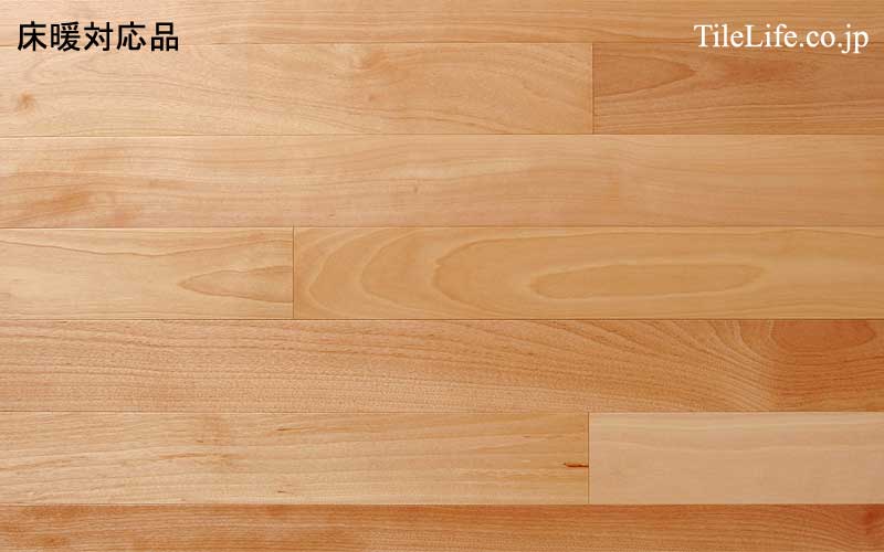 床暖房 複合フローリング サクラ 厚単板 ツヤあり 24357MRD | タイル