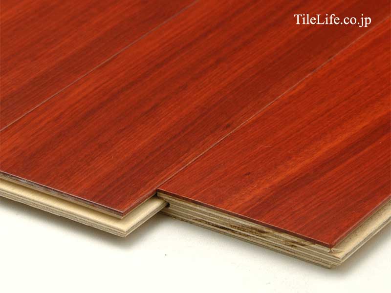 複合フローリング ブラジルウッド 厚単板 24363MRD | タイルライフ