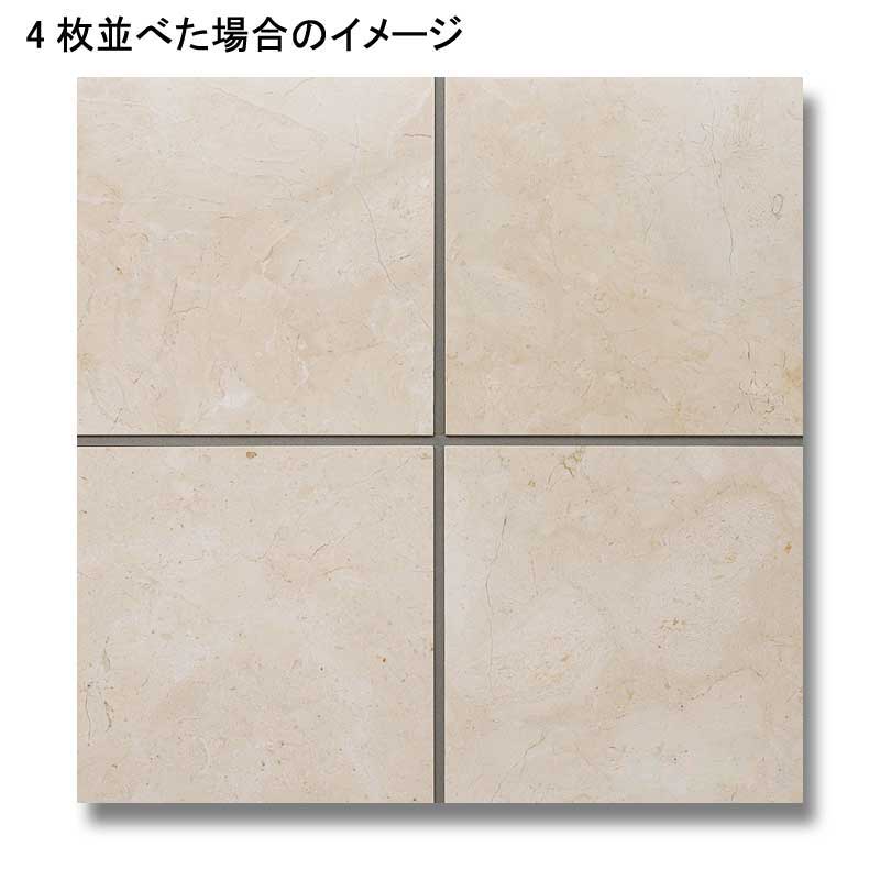（訳ありセール 格安） 大理石 タイル | 29195XRO 600角 本磨き仕上げ クレマコーラル 置物