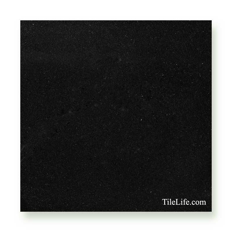 御影石四角形宝珠 御影石 ジンバブエブラック 本磨き 〔400角 4辺磨き〕 33732XRO