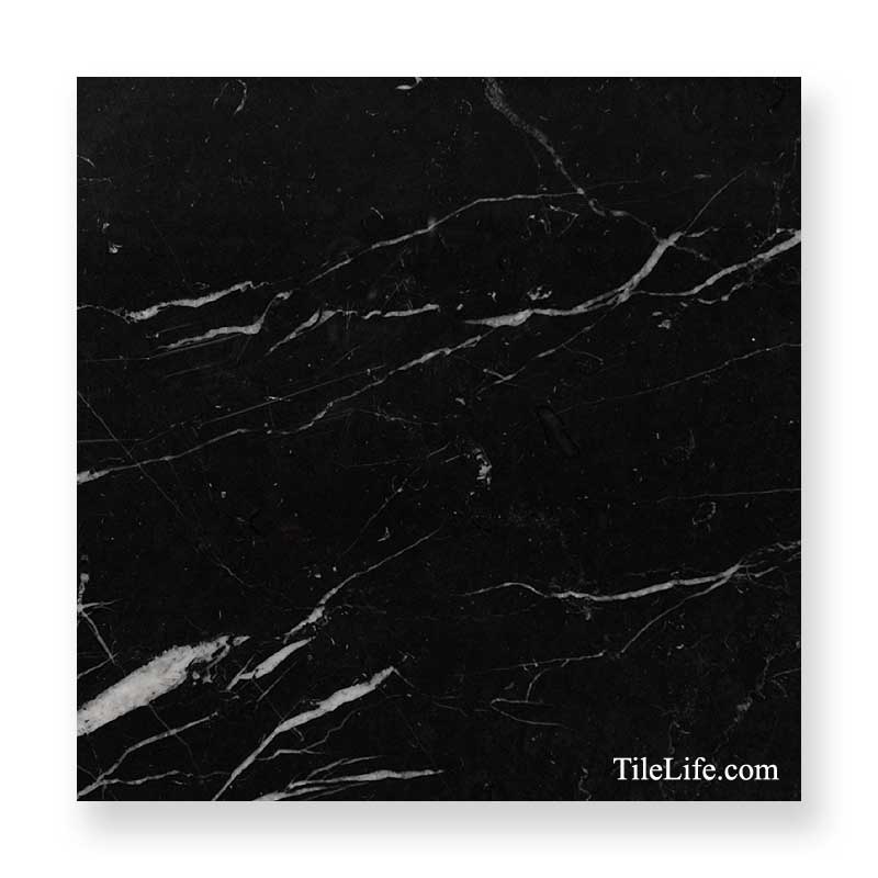 大理石 ネロマルキーナ 本磨き 〔300角 1辺磨き〕 37307XRO | タイル 大理石 ネロマルキーナ 本磨き 〔300角 1辺磨き〕 37307XRO | タイル