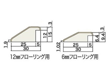 朝日ウッドテック インターフィット 床見切り 天然木突き板 スロープ型見切り ライブナチュラル シカモア Rsma ktk タイルライフ アウトレットタイル販売 通販 サイト
