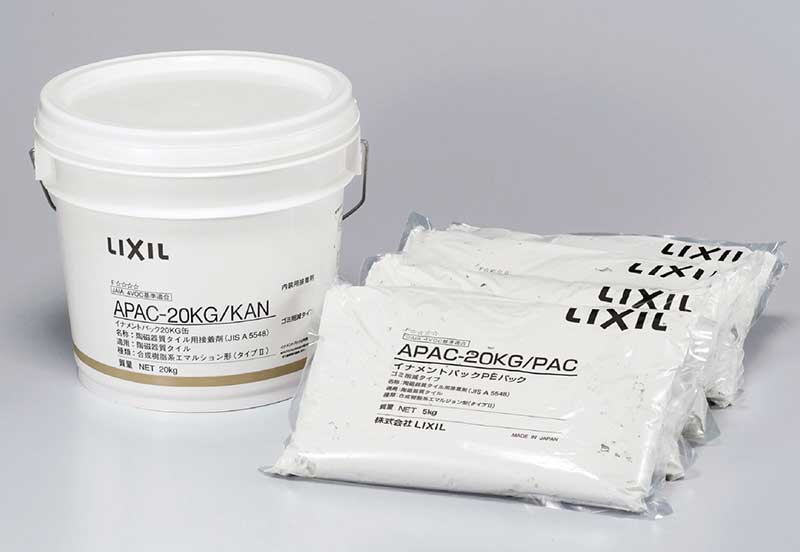 LIXIL 内装タイル用接着剤 イナメントパック PEパック 47183TMN