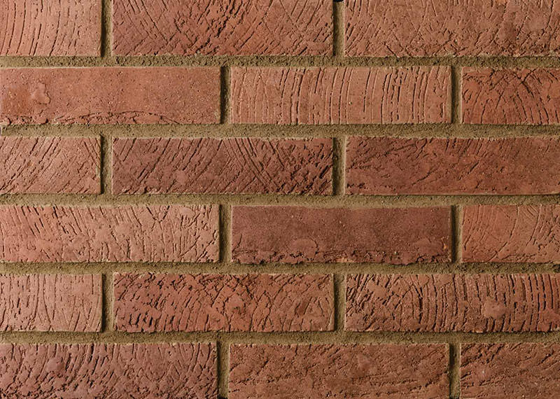 レンガ調外壁タイル 227×60mm(二丁掛)平 ミックス面状 ブラウン系