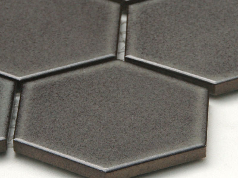 内装タイル 86×75mm六角形 グレー系(4) 52345TPC | タイルライフ